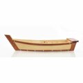 Tarifa Small Wooden Sushi Boat Serving Tray - 6.25 x 16.75 x 3.37 in. TA3084764